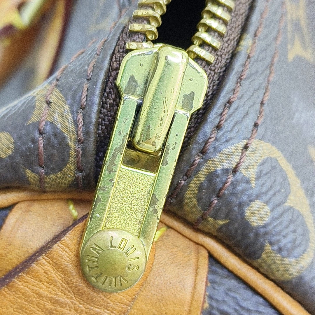 SPEEDY 25 Monogram Coated Canvas Brown