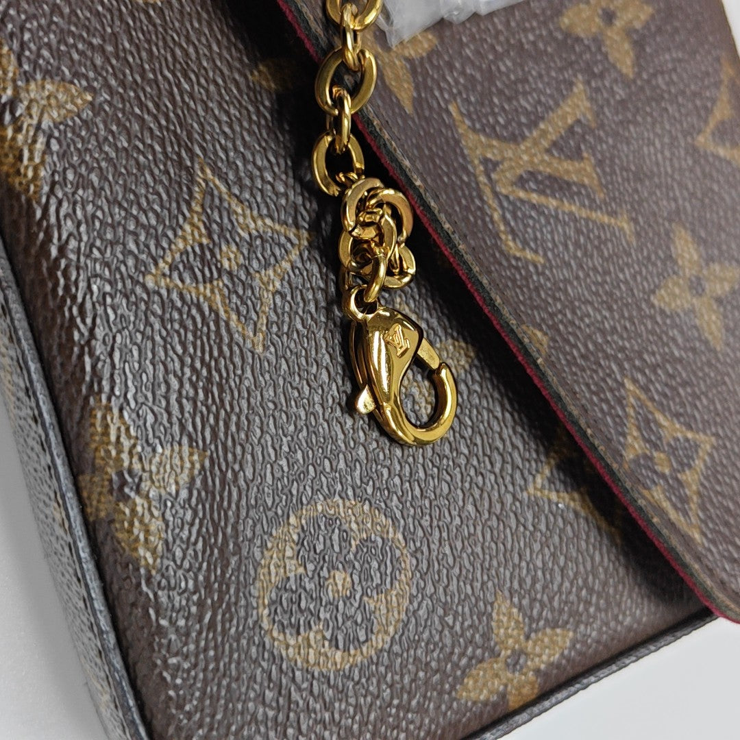 FÉLICIE Monogram Coated Canvas Brown