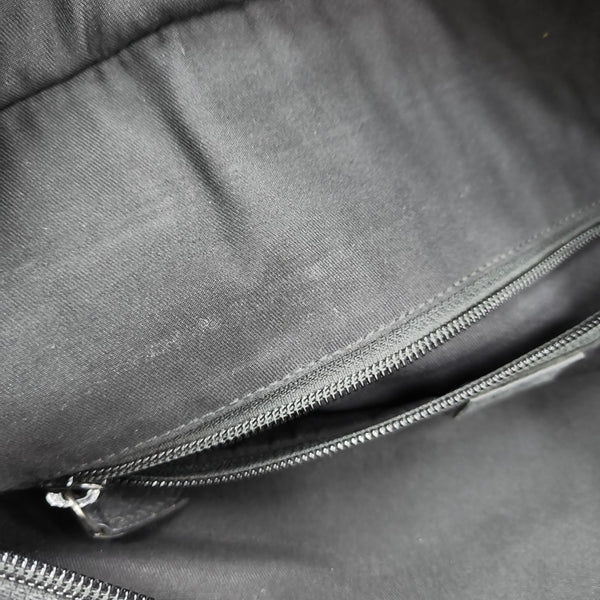 Monogram Canvas Tote Bag Black