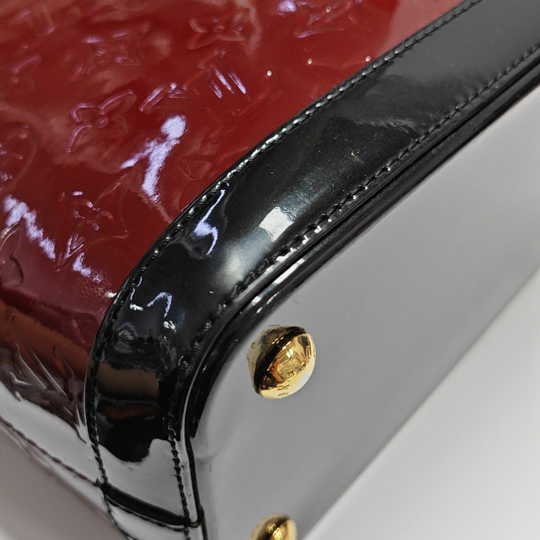 LOCKIT Monogram Patent Leather Red