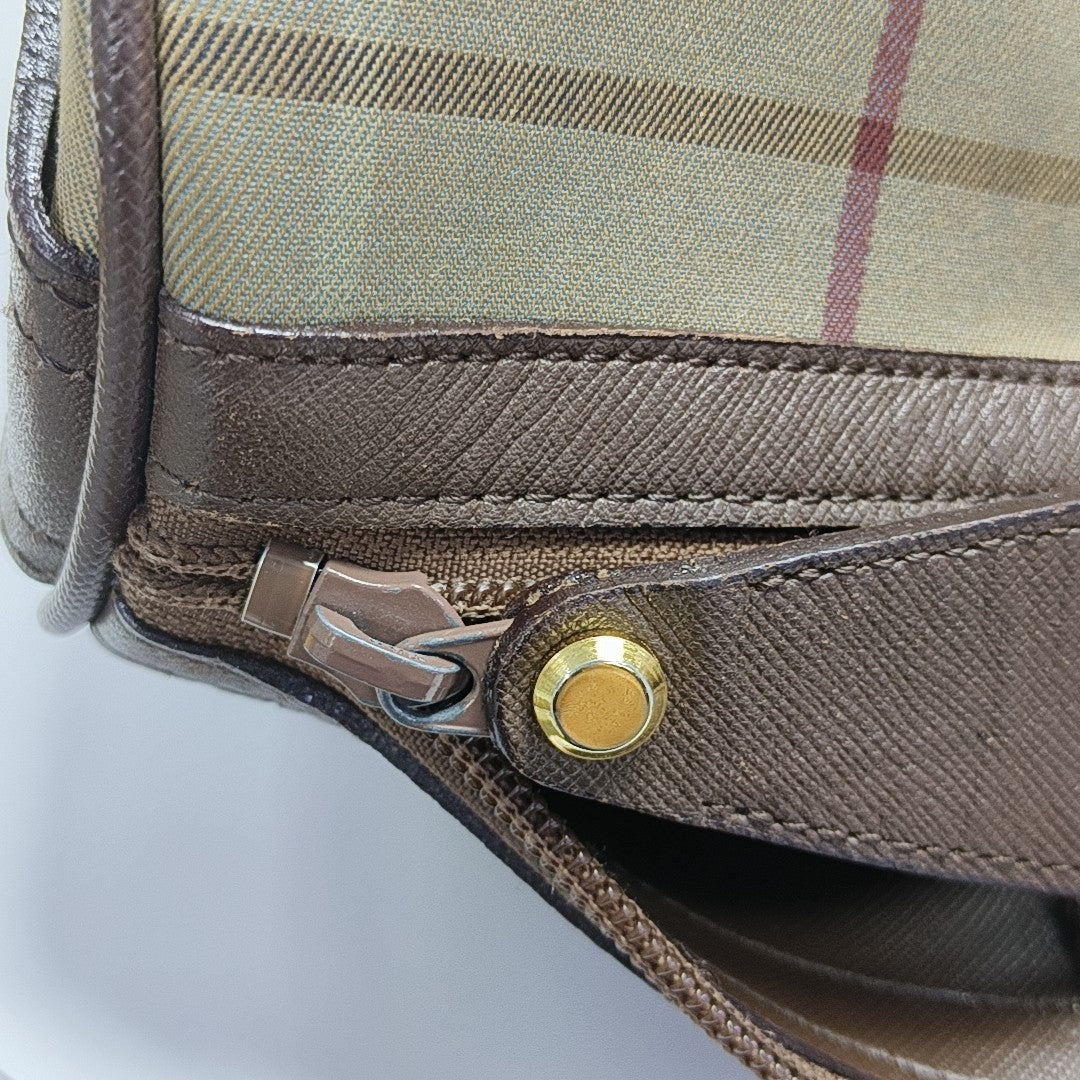 Canvas Top Handle Bag Green