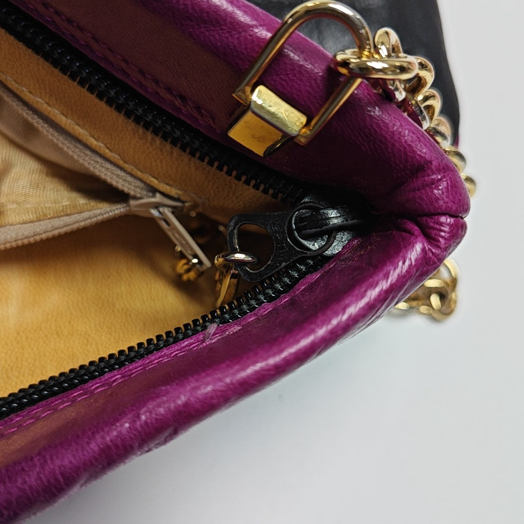 Calfskin Top Handle Bag Black