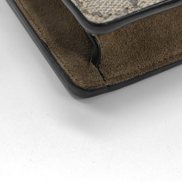 Dionysus Super Mini Monogram Coated Canvas Beige