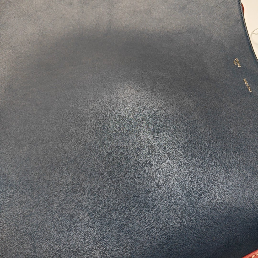 TWISTED CABAS Small Calfskin Blue