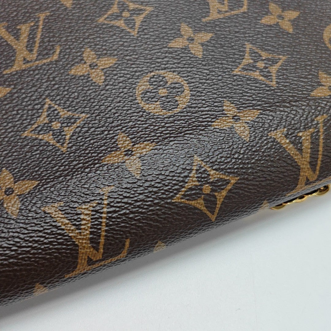 FÉLICIE Monogram Coated Canvas Brown