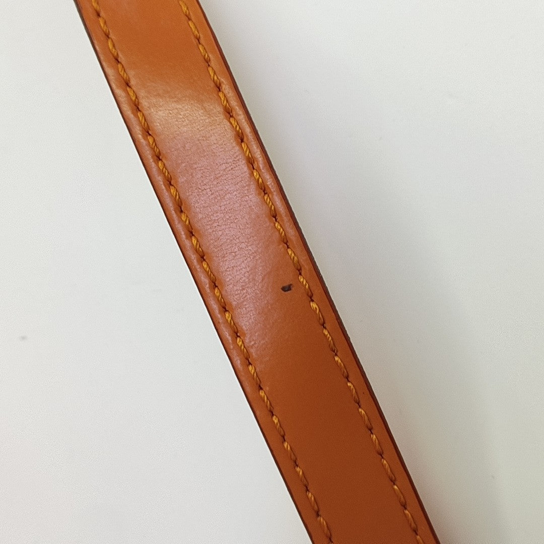 Calfskin Shoulder Bag Orange