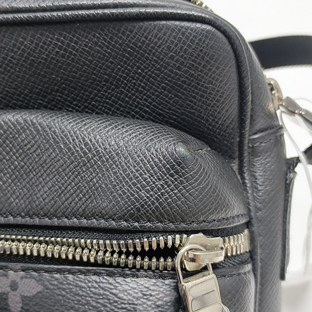 OUTDOOR PM Monogram Coated Canvas Black
