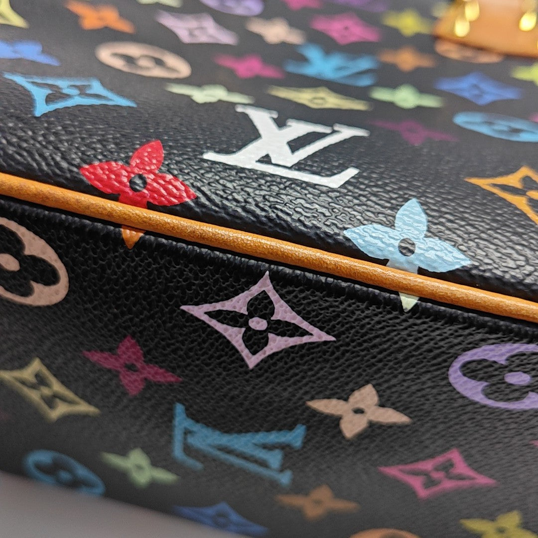 LV × TM DEAUVILLE Monogram Coated Canvas Black