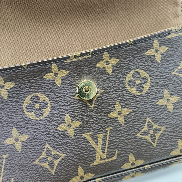 IVY Monogram Coated Canvas Brown