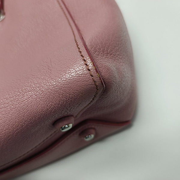Calfskin Shoulder Bag Pink