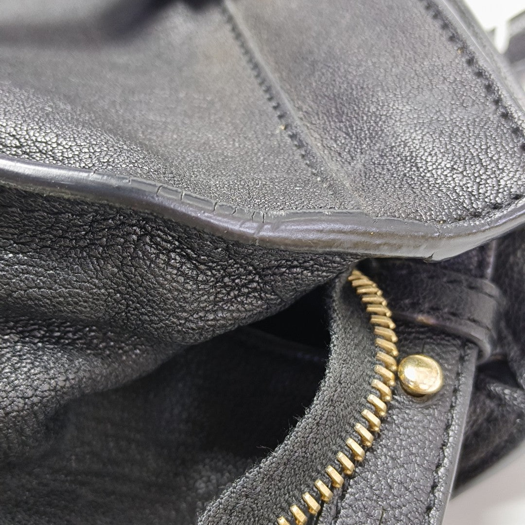 CHYC Y LIGNE Small Calfskin Black