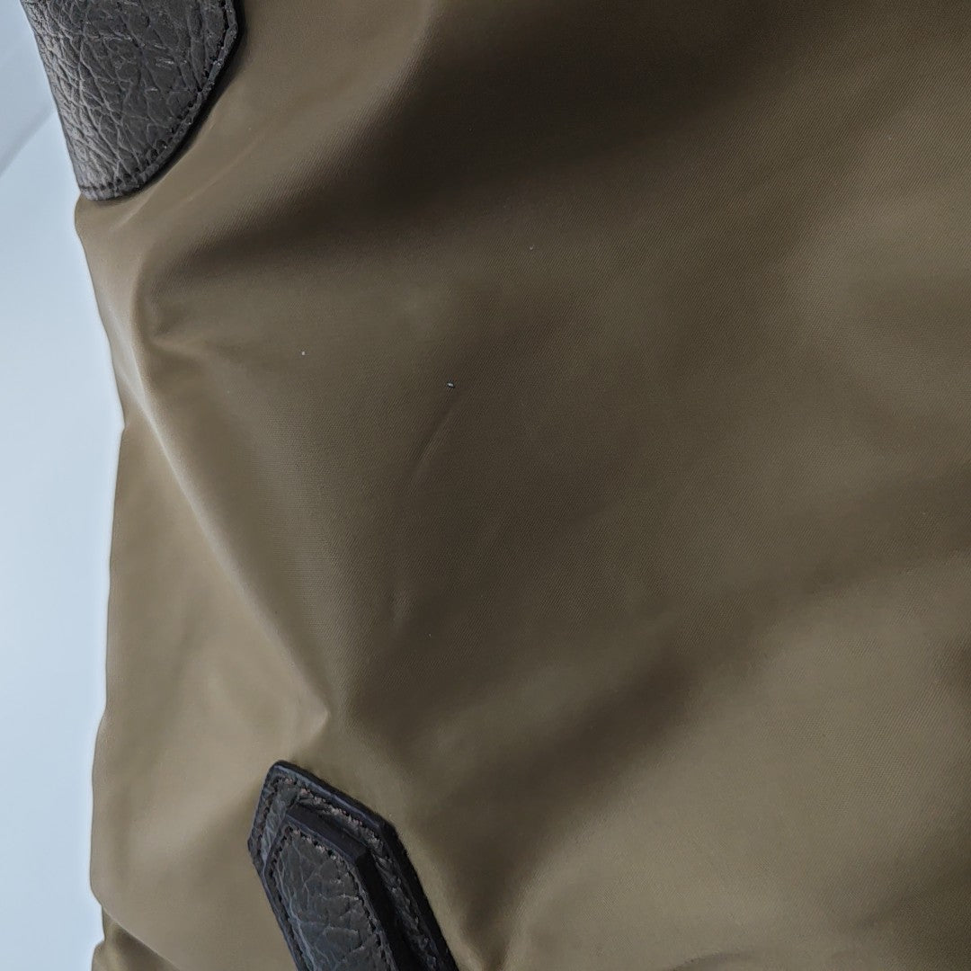 Special Material Top Handle Bag Green