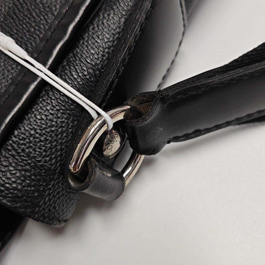 DANIEL MM Damier Graphite Coated Canvas Gray