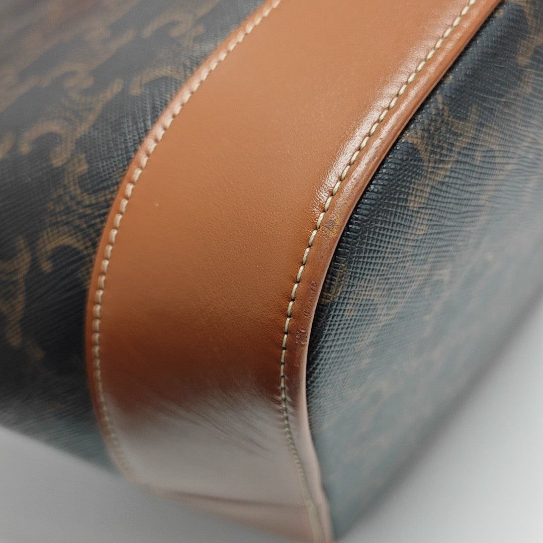 TRIOMPHE CANVAS Medium Coated Canvas Brown