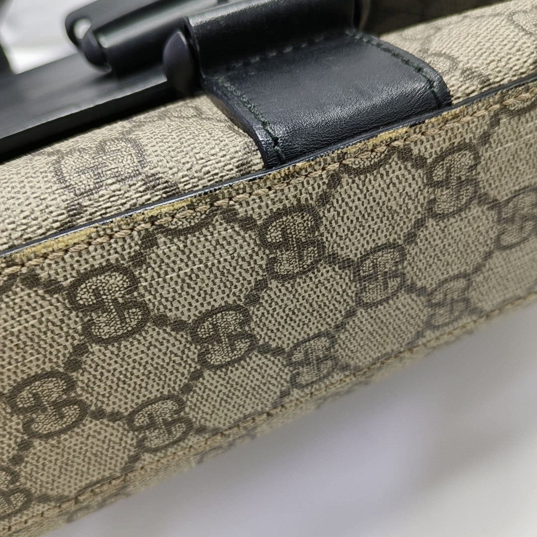 Monogram Coated Canvas Brown