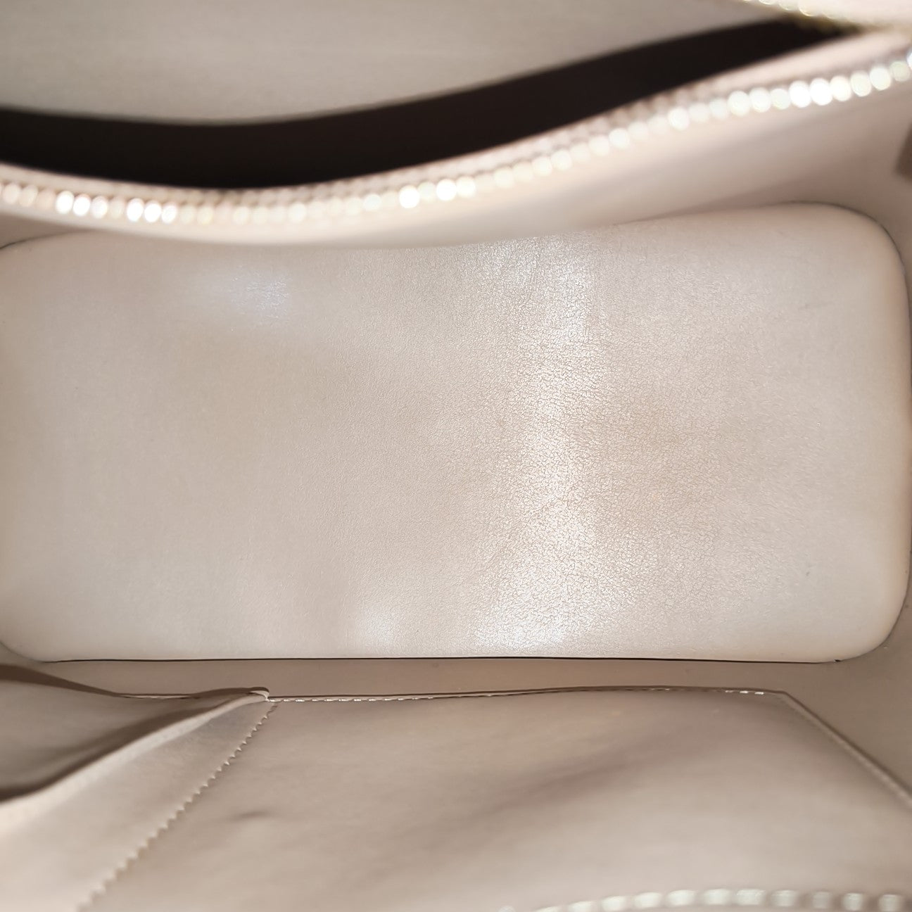 HOUSTON Monogram Patent Leather Beige