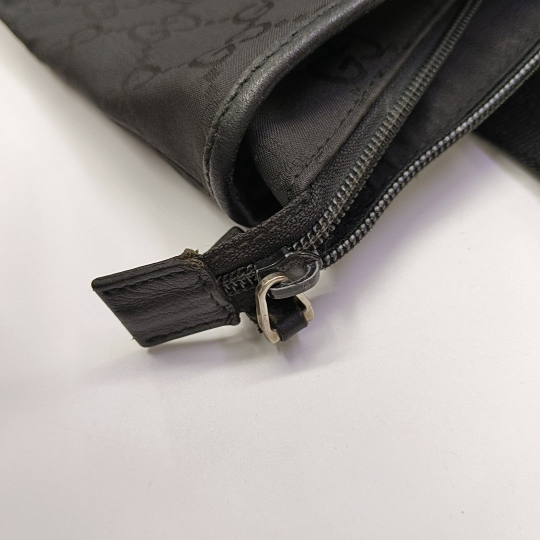 Monogram Canvas Tote Bag Black