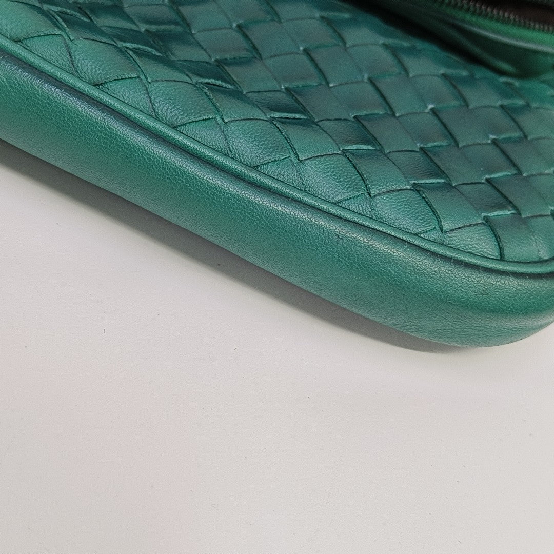 Calfskin Crossbody Bag Green