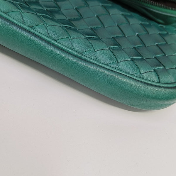 Calfskin Crossbody Bag Green