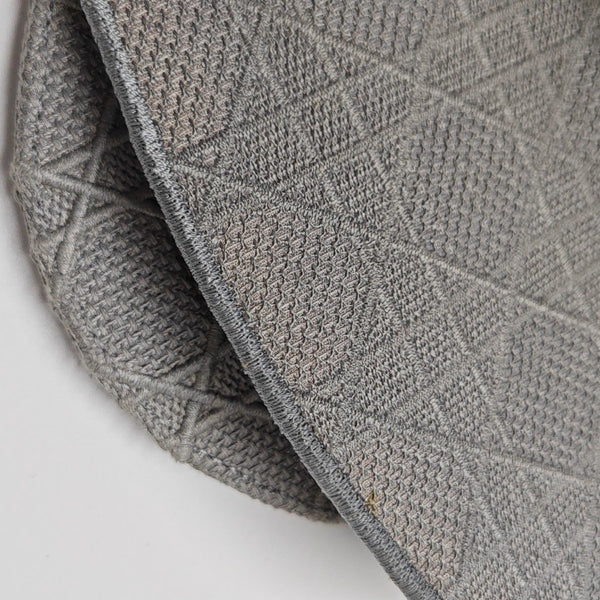 Lady D-Lite Medium Cannage Canvas Gray