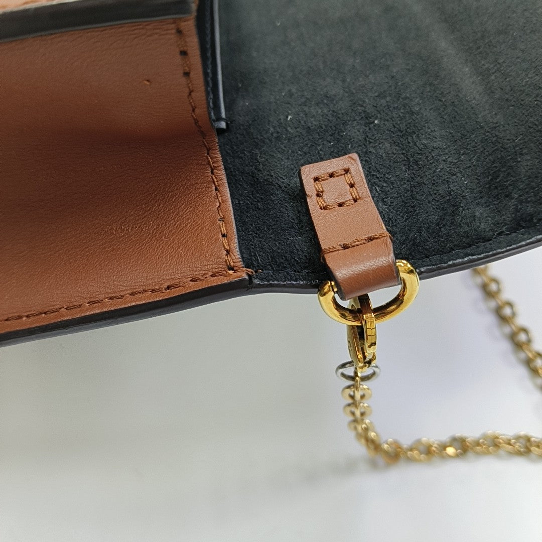 DAUPHINE WOC Monogram Coated Canvas Brown