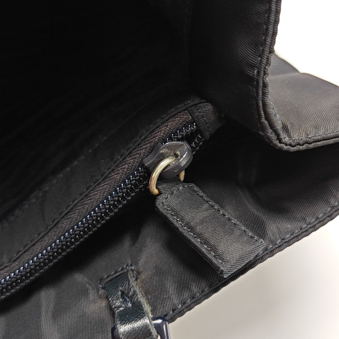 Nylon Tote Bag Blue