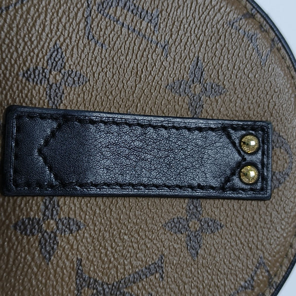 BOITE CHAPEAU Mini Monogram Coated Canvas Brown