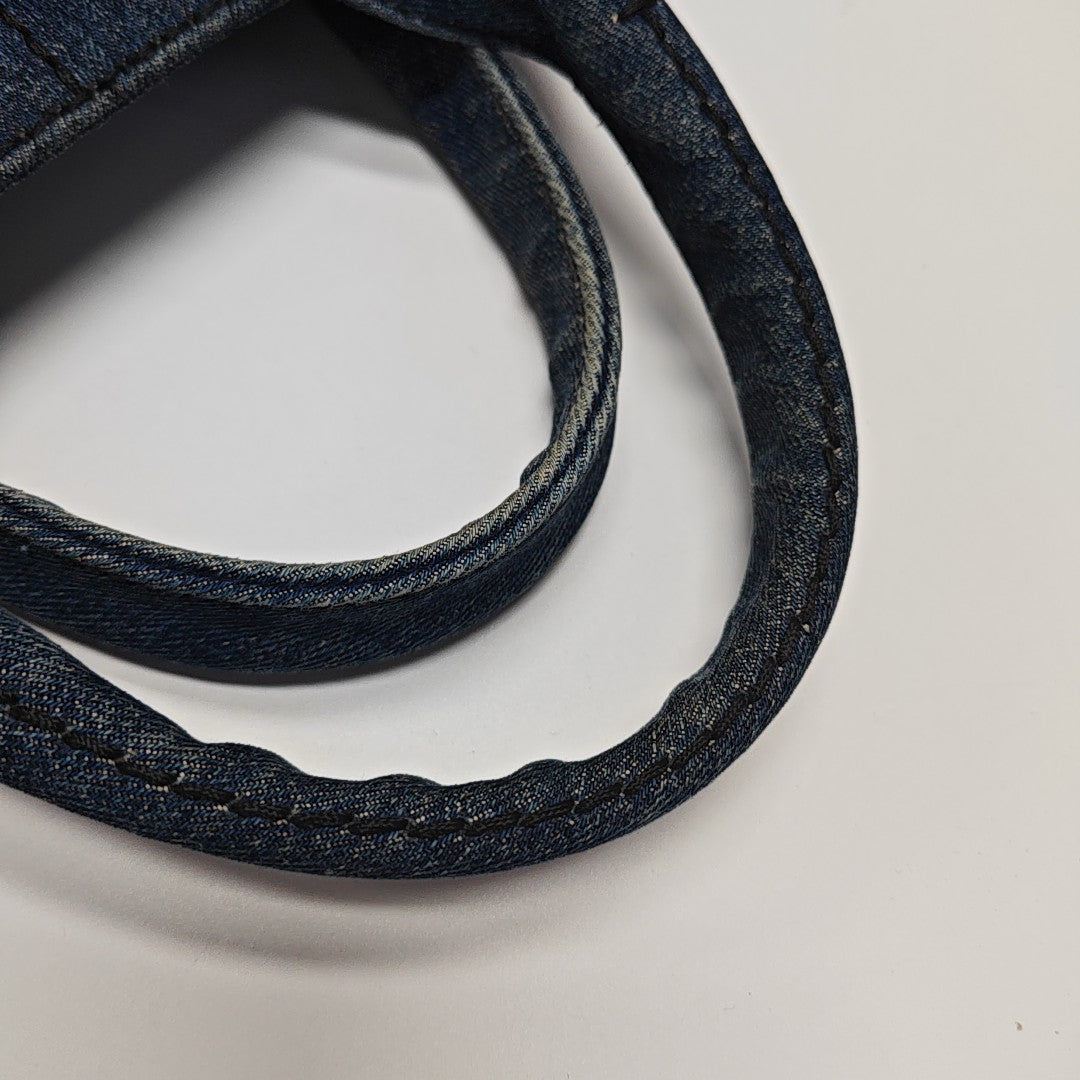 Denim Quilted Denim Blue