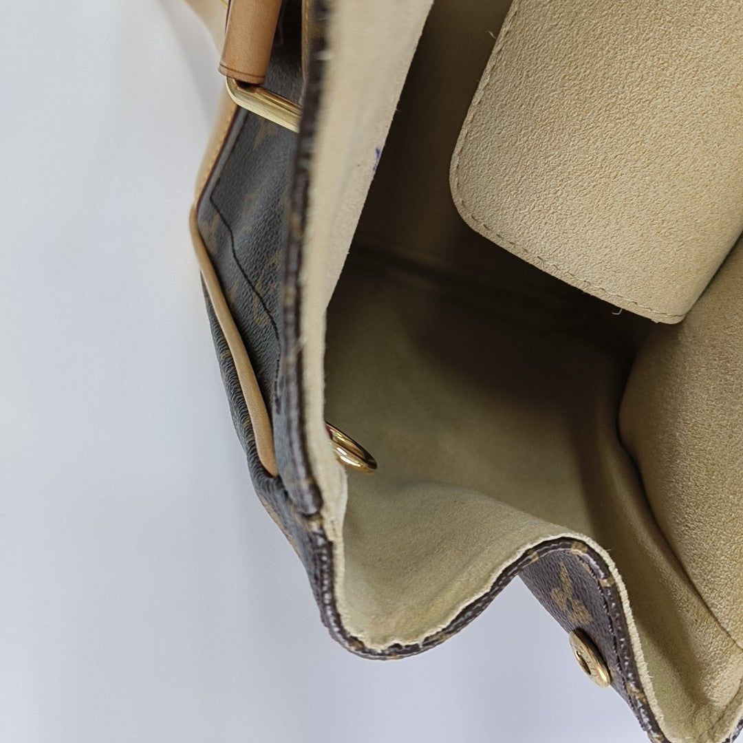 BEVERLY GM Monogram Coated Canvas Brown