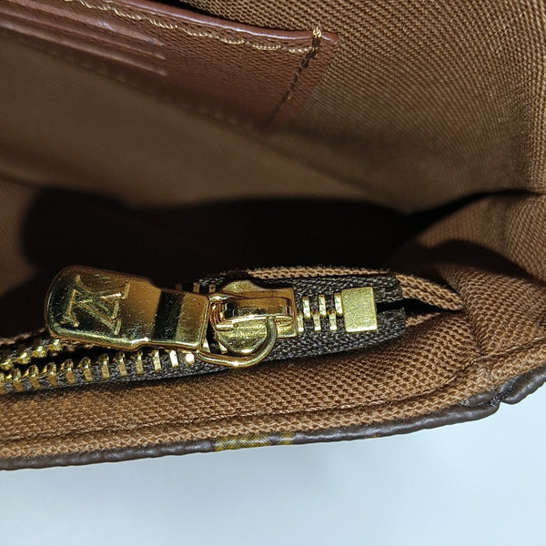 IVY Monogram Coated Canvas Brown