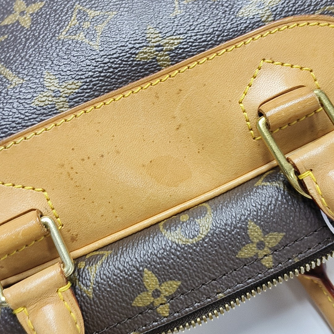 DEAUVILLE Monogram Coated Canvas Brown
