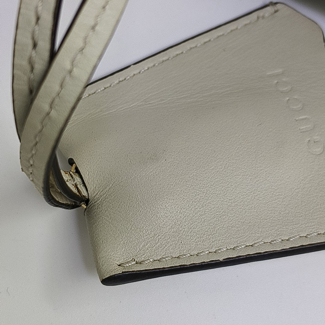Padlock Small Monogram Coated Canvas Beige