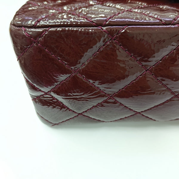 2.55 225 (small) Quilted Patent Leather Red