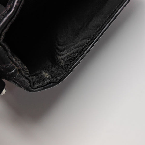 DISTRICT PM Monogram Coated Canvas Black