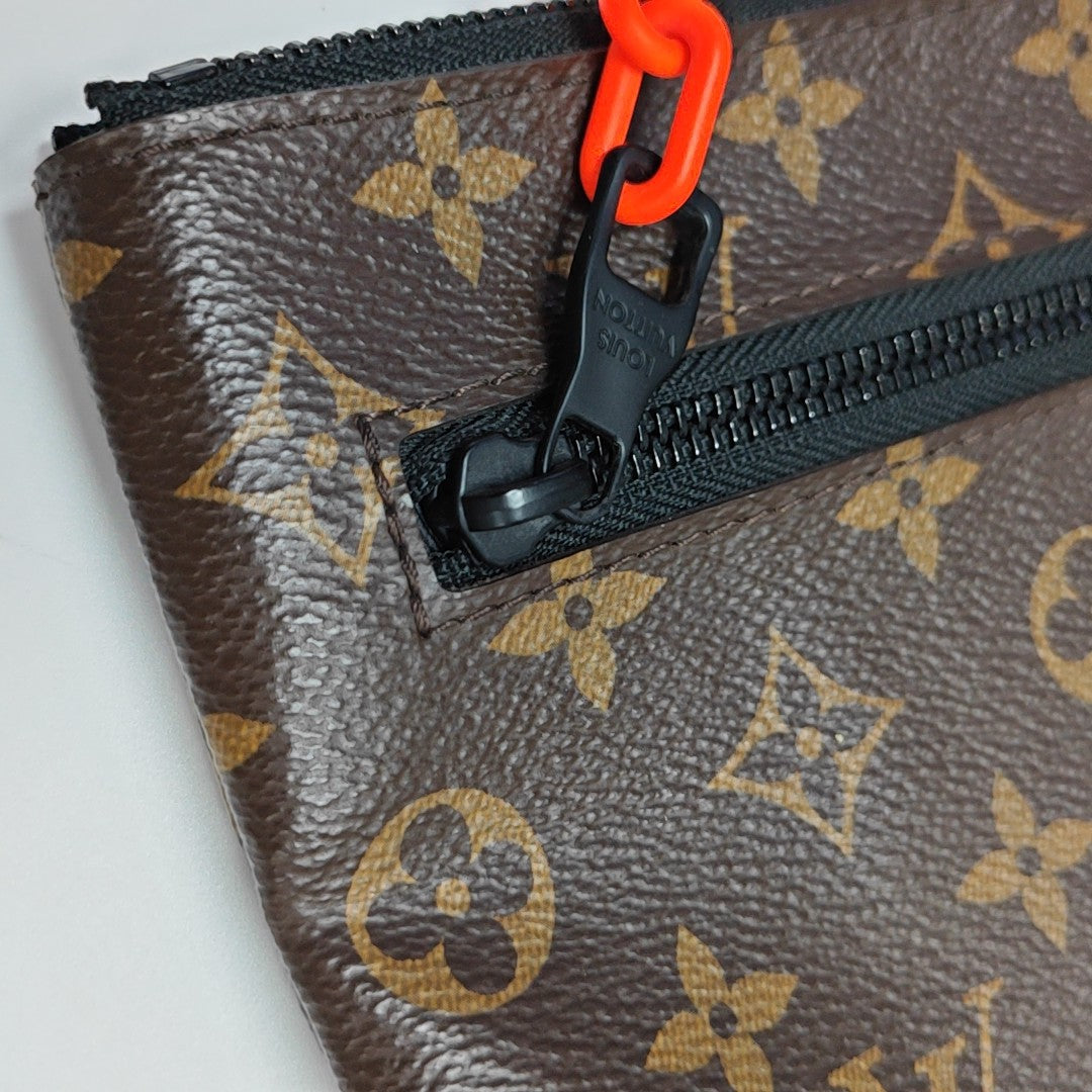 A4 Monogram Coated Canvas Brown