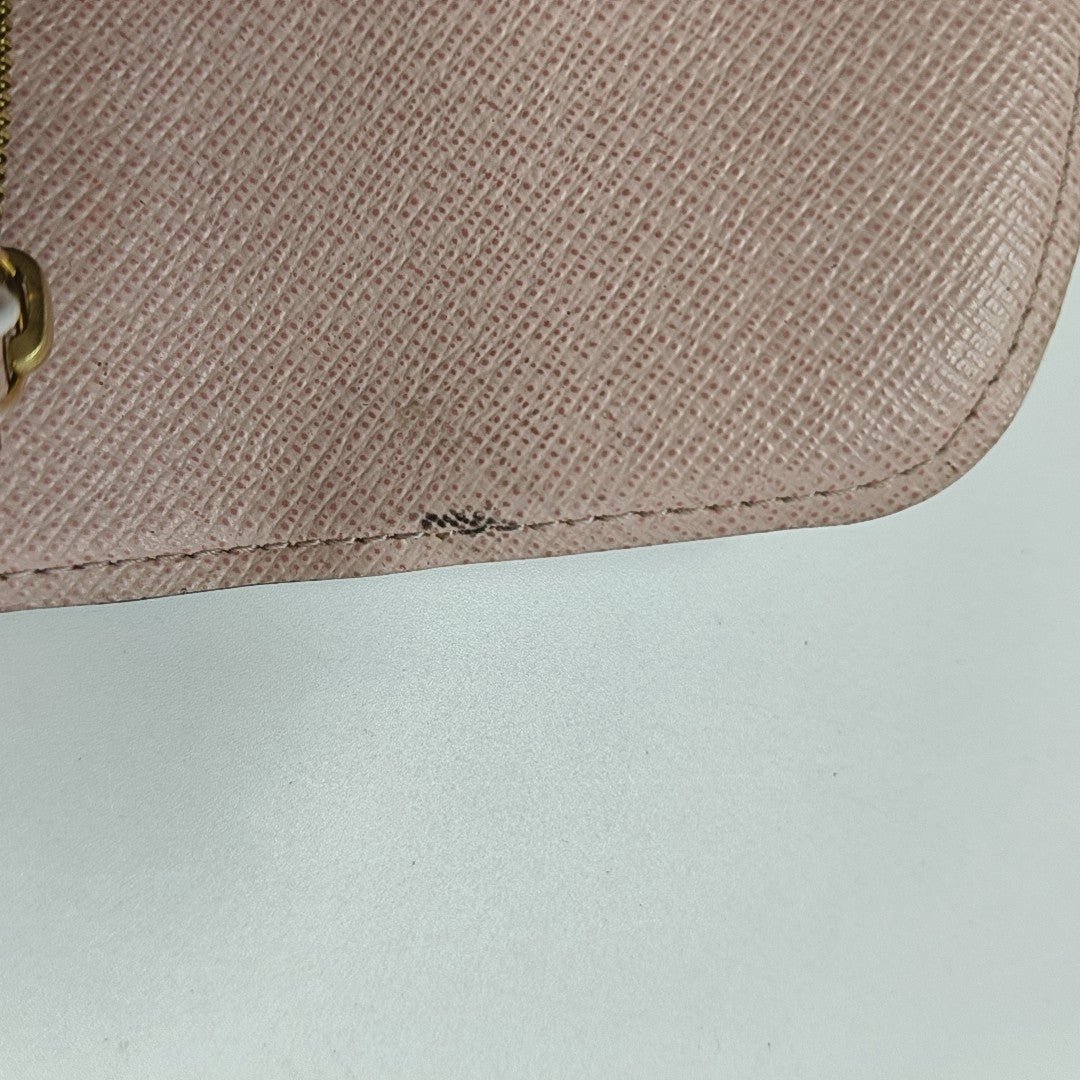EMILIE Monogram Coated Canvas Brown Wallet