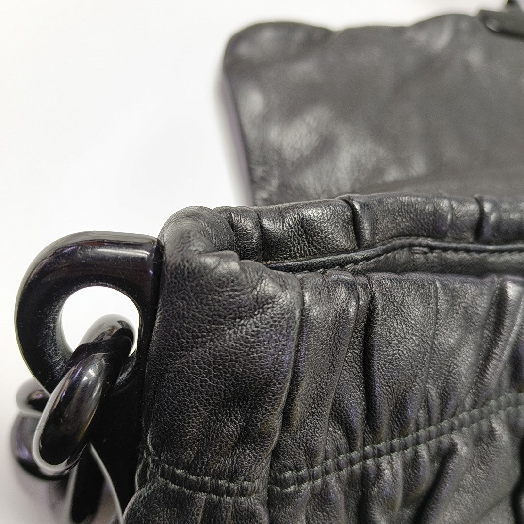 Gaufre Quilted Lambskin Black