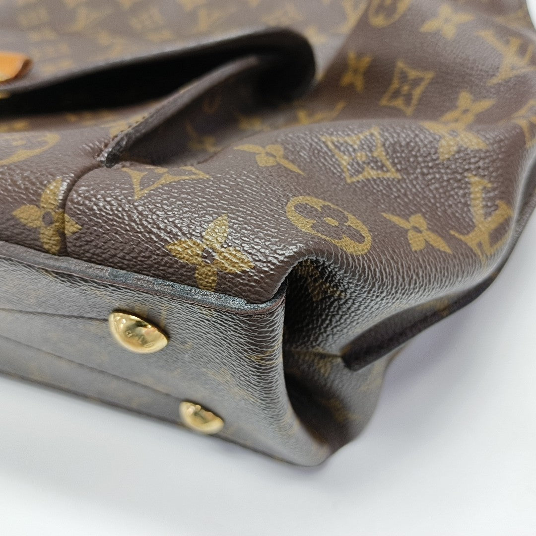 MÉTIS Monogram Coated Canvas Brown