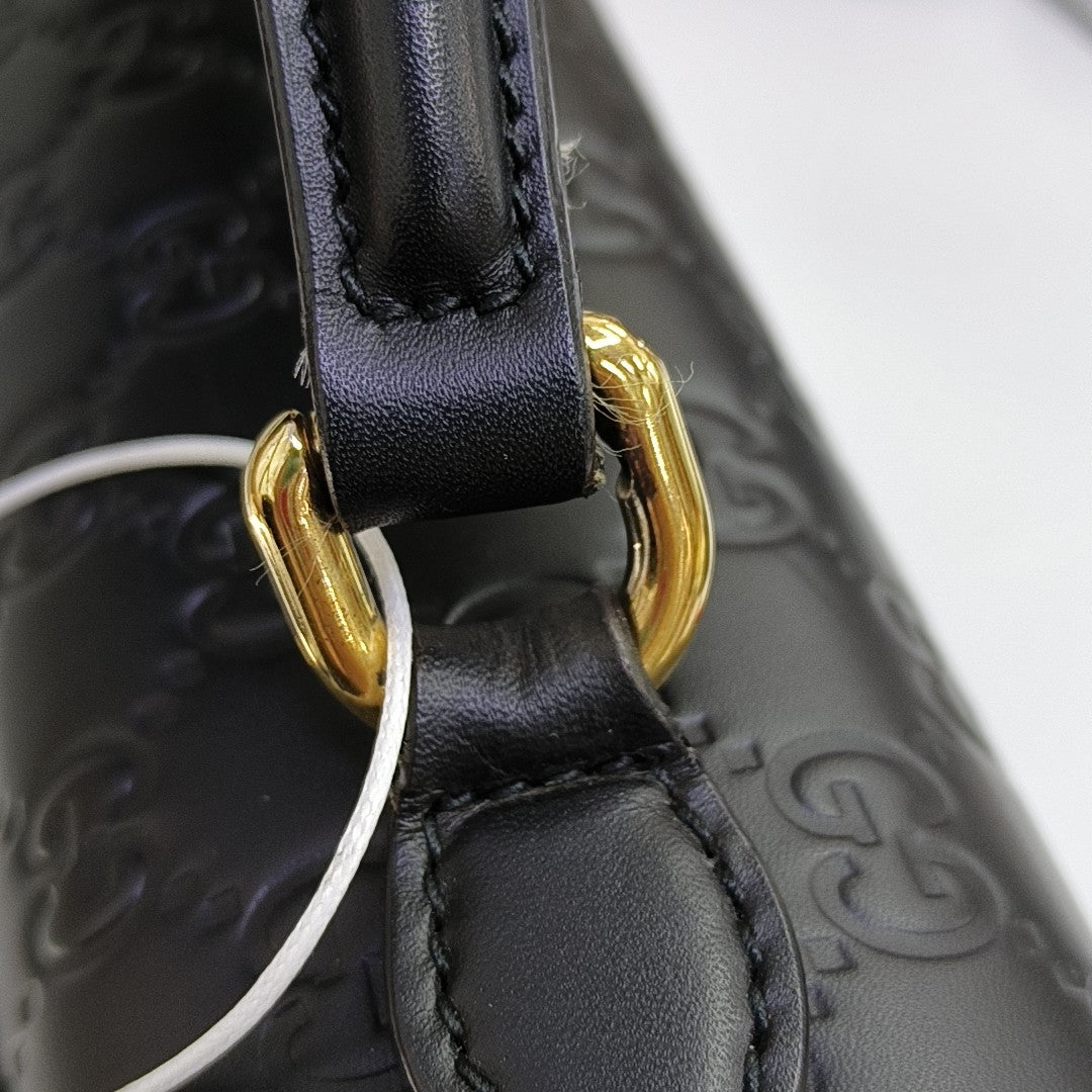 Padlock Small Calfskin Black