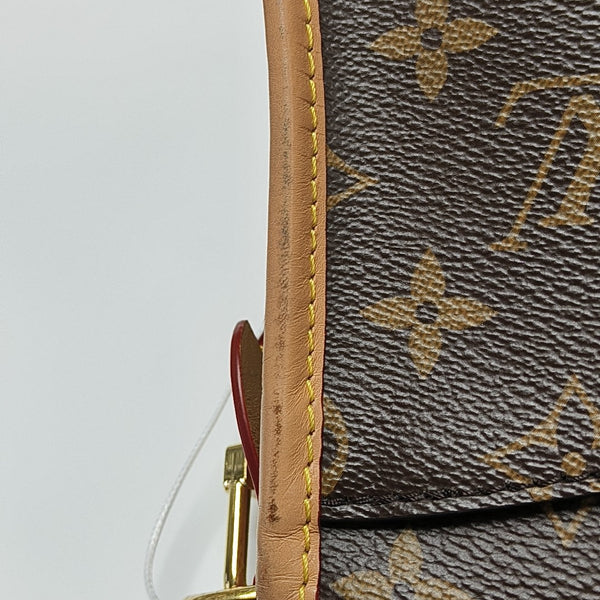 DIANE Monogram Coated Canvas Brown