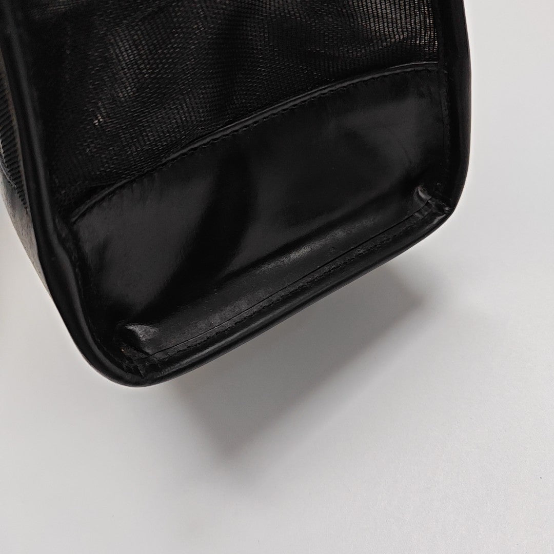 Special Material Top Handle Bag Black