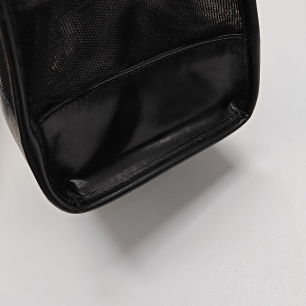 Special Material Top Handle Bag Black