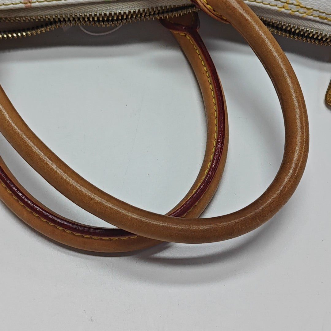 LV × TM RITA Monogram Coated Canvas White