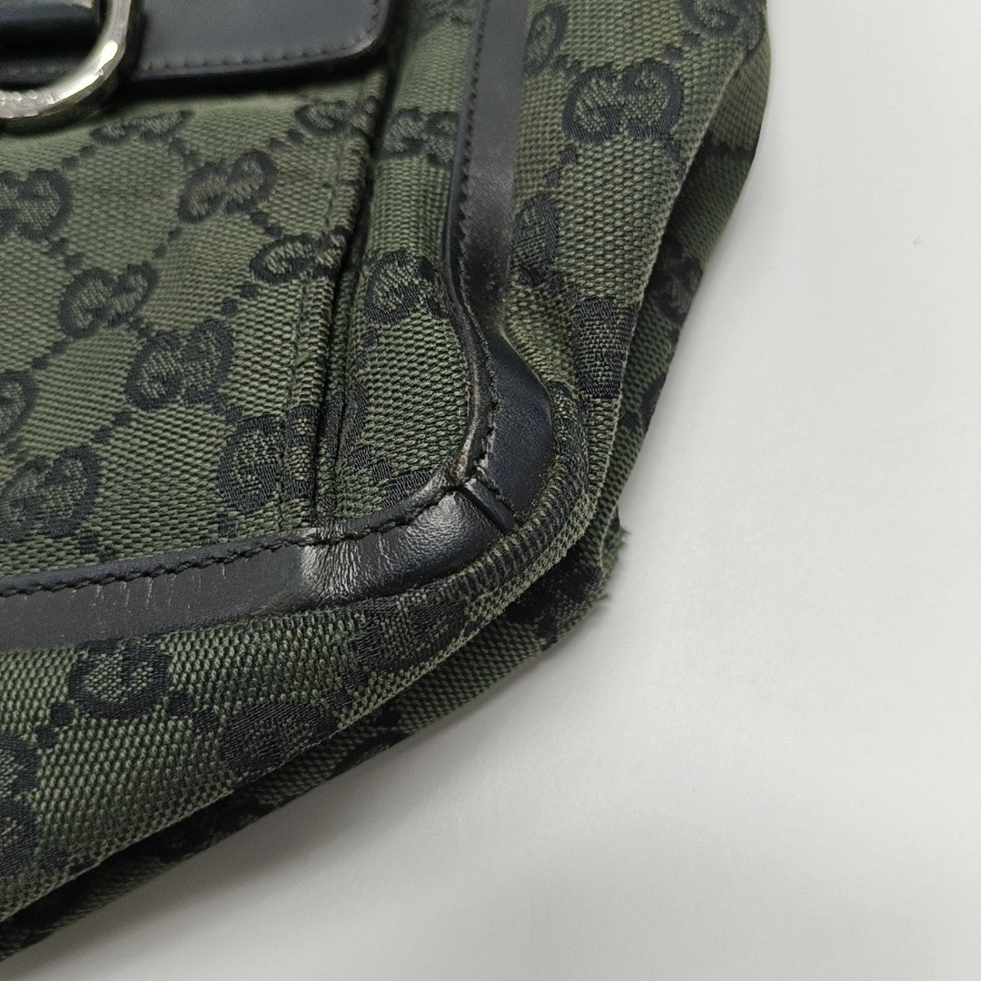 GG Imprime Monogram Canvas Green