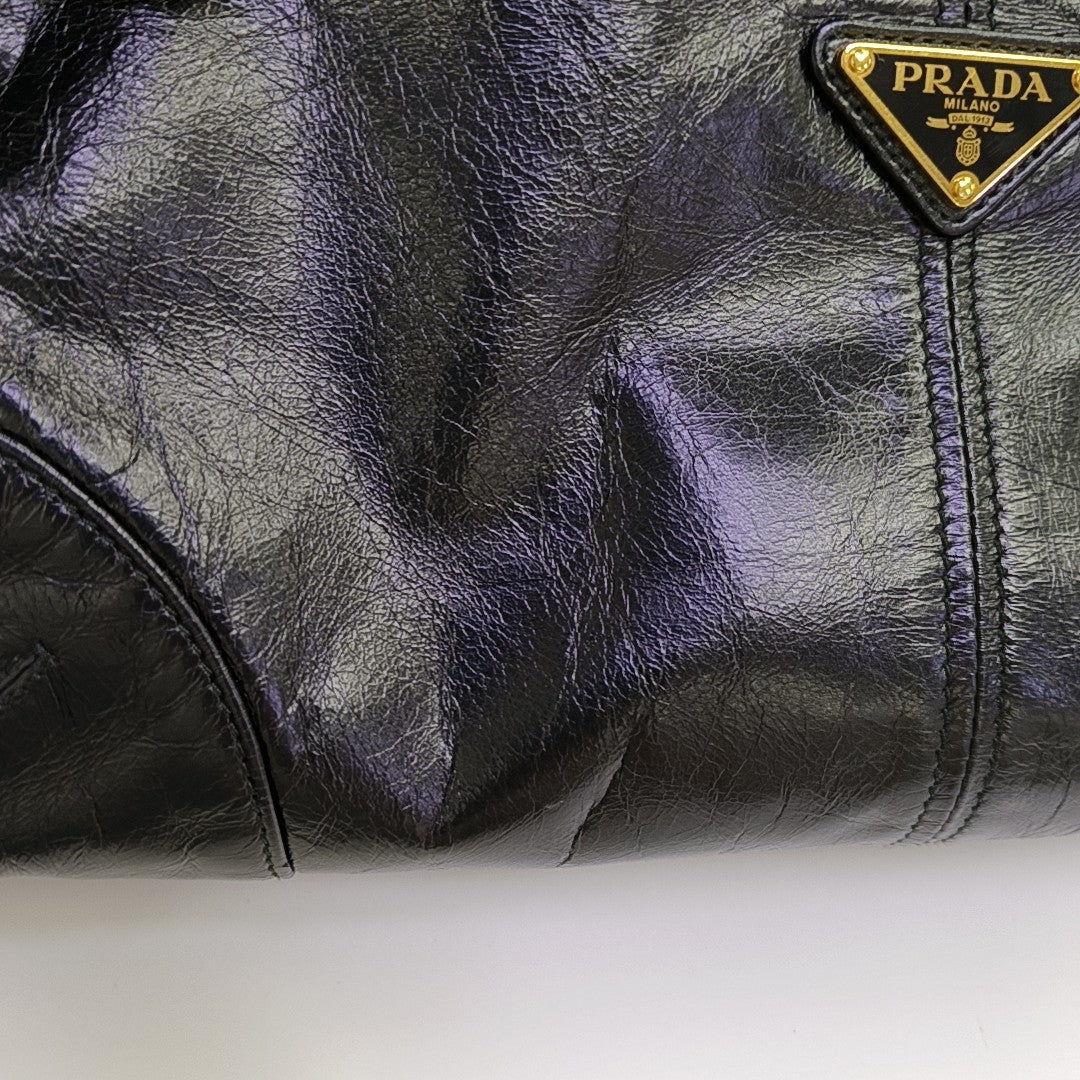 Bonnie Medium Calfskin Black