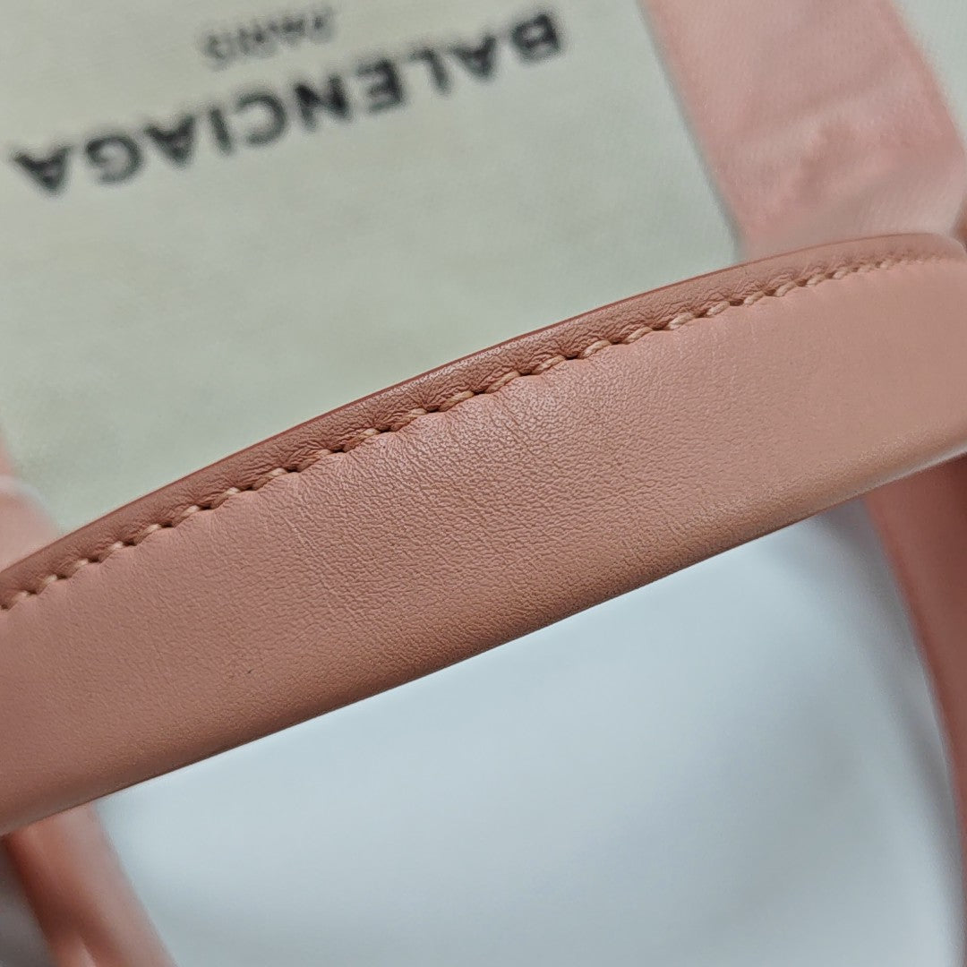 Navy Mini Canvas Beige