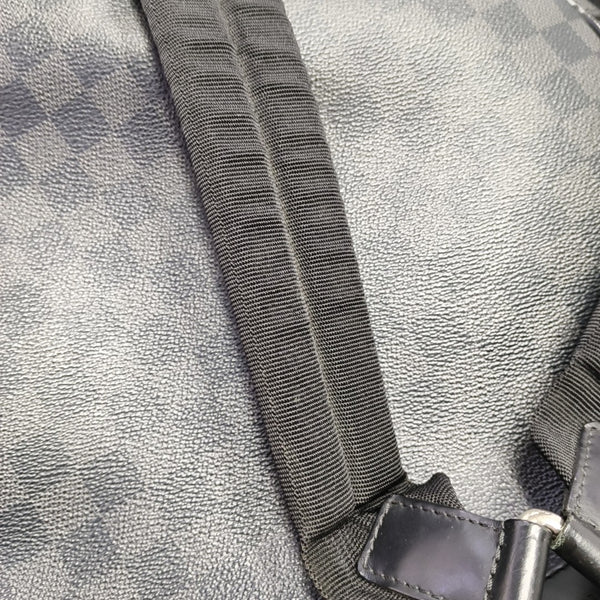 JOSH Damier Graphite Coated Canvas Gray