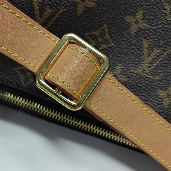 BUMBAG Monogram Coated Canvas Brown