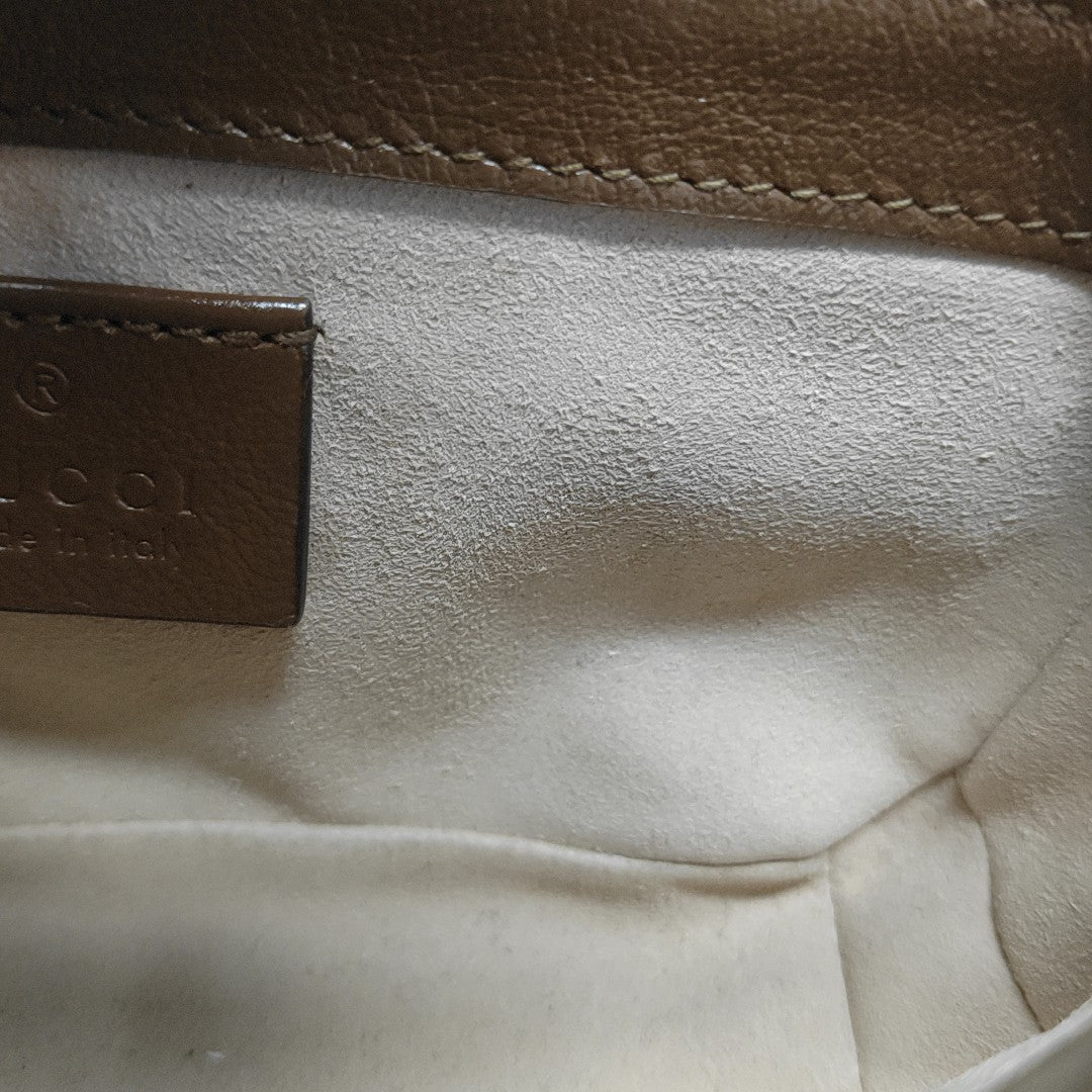 GG Marmont Mini Quilted Calfskin Brown