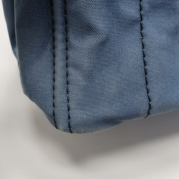 Denim Quilted Canvas Blue